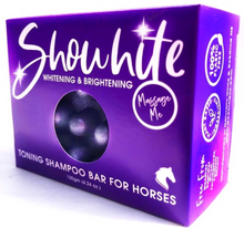 Load image into Gallery viewer, 🤩🦄 SHOWHITE SHAMPOO Whitening Toning Bar for HORSES Bee Kind (Massaging) BEST SELLER