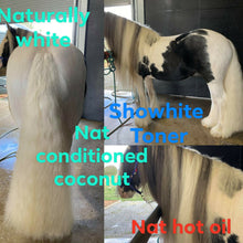 Load image into Gallery viewer, 🤩🦄 SHOWHITE SHAMPOO Whitening Toning Bar for HORSES Bee Kind (Massaging) BEST SELLER