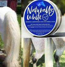 Load image into Gallery viewer, Naturally White™ whitening Soap Wash For Horses &amp; Hounds &#39;300g Touch up Tin&#39;  -NEW LOOK TIN
