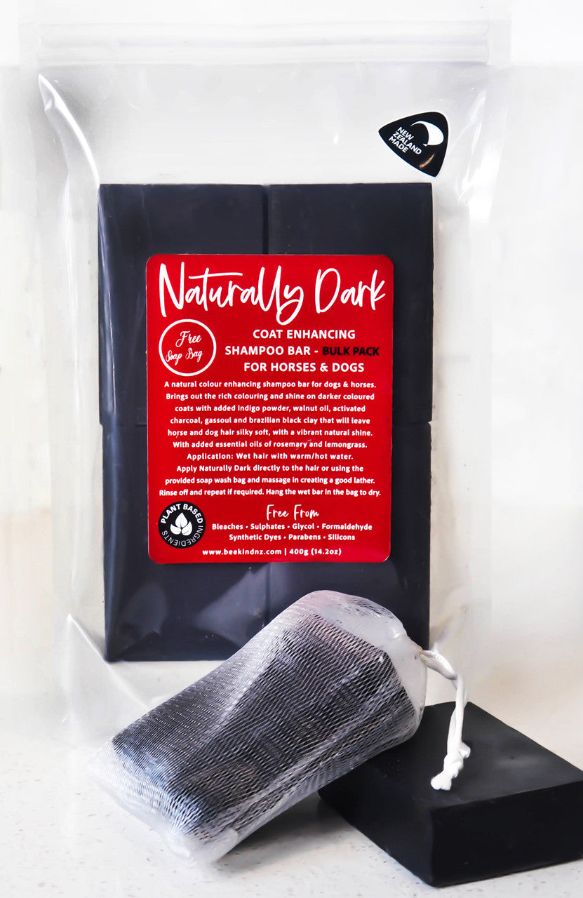 Naturally DARK- Coat Enhancing Shampoo Bar for Horses & Dogs