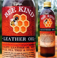 Load image into Gallery viewer, BEE KIND LEATHER OIL - 250 MLS
