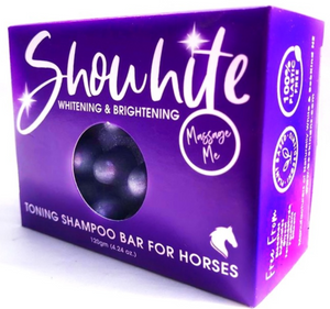 SHOWHITE SHAMPOO Whitening Toning Bar for HORSES Bee Kind (Massaging) BEST SELLER