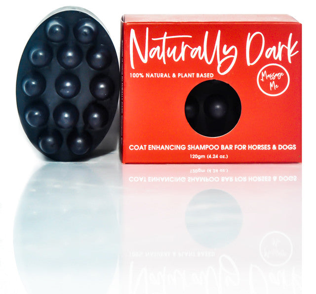 Naturally DARK- Coat Enhancing Shampoo Bar for Horses & Dogs **SALE SAVE 10% off 120g Bar