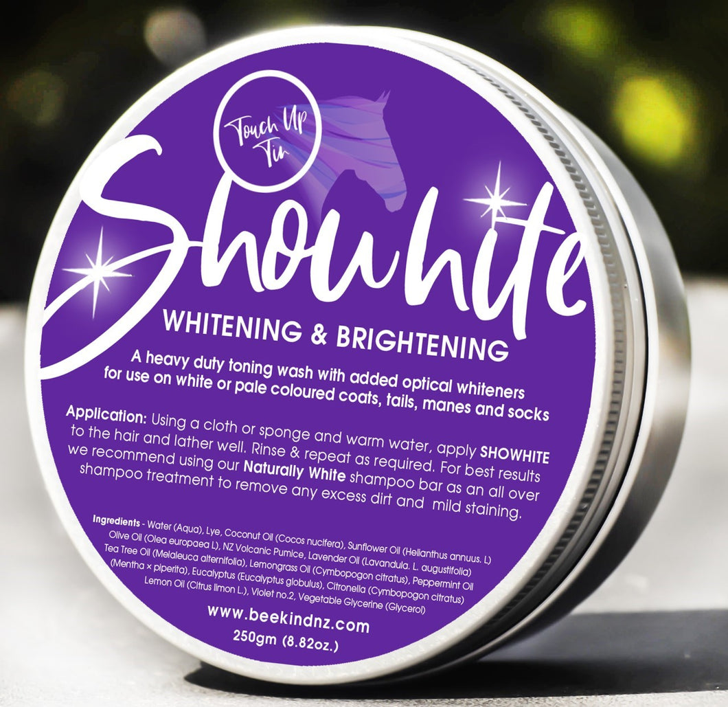 SHOWWHITE - TONING SHAMPOO IN 300G TOUCH UP TIN